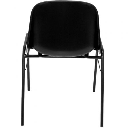 NOWY STYL Silla Beta de PVC Negro sin brazos